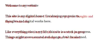 Vollkorn and Times New Roman fonts being compared on top of each other to illustrate their differences