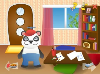 Screenshot from Panda's activity game